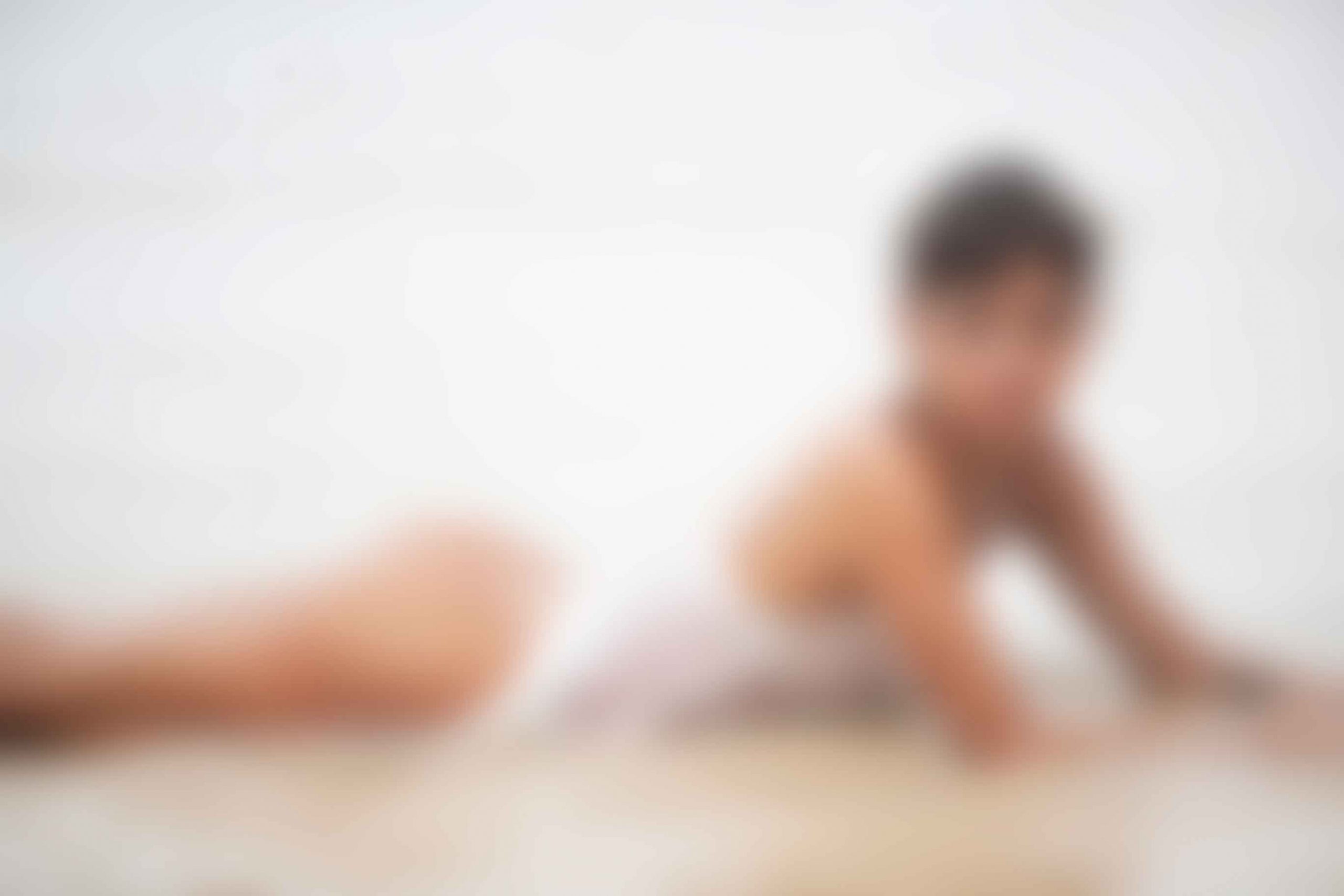 blurred content